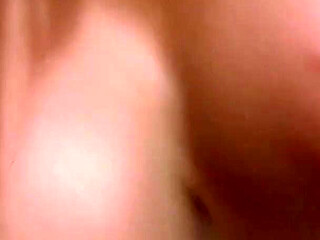 Curvy Black Slut with Massive Tits Deepthroats Thick White Cock and Begs for Ass Fuck Cumshot