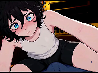 My Femboy Roomate [ GAY Hentai Game ] Ep.9 FIRST TIME watching TEACHER PORN with my ROOMIE !