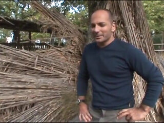 Lesbians hardcore dildo penetrated in the cage