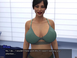 Stranded in Space - the Busty 38 Year Old MILF Lets Me See Her Beautiful Tits