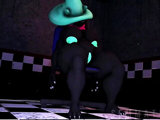 FNAF 2 A whithered bonnie le gustan las perras negras y modernas