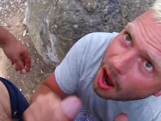 Public Cruising Outdoors Blowjob Compilation