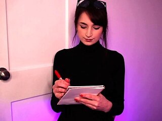Cute curly brunette solo webcam masturbation