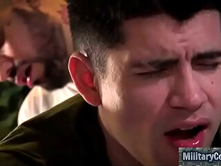 Bend over that desk solider