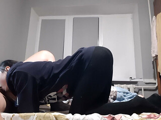 I Quickly Cum in Her Mouth, but She Doesnt Stop Licking My Pussy