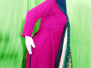 Beautiful Pakistani woman in burqa