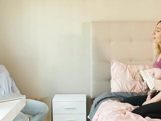 Hot Young Stepmom Rides Penis