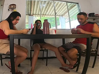 I Gave My Friend's Husband a Blowjob and a Blowjob Under the Table on Her Birthday