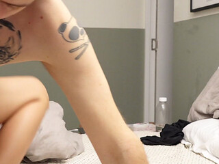 Authentic Couple - Intimate Lotus Position Fuck - Vertical Video