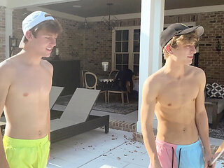 Fit Step Brothers Jesse Bolton & Jack Bailey Jerk Off Their Dicks On Each Other Balls - BrotherCrush