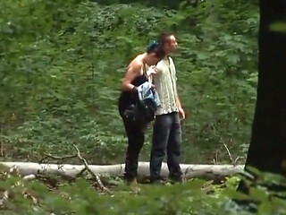 Brunette Chick From Germany Gets Banged in the Woods