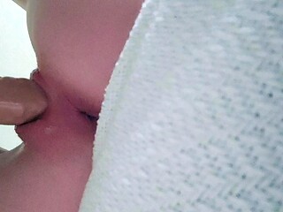 Stacked brunette goes solo toys and masturbation