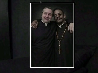 White priest is fucked by a superior black cock
