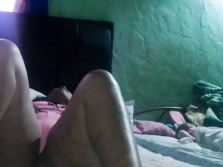 I masturbate while my stepfather's old man watches me and touches his cock