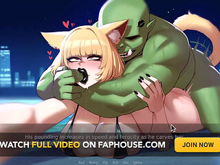 Slut Wife Gets Bred Big Orc Cock - Nyatorase #11 Cucky Adult Game Gameplay