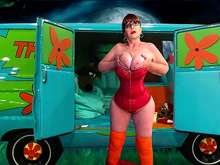 Granny Velma Dinkley: It'_s No Mystery - Fingered &amp_ Licked To Orgasm!