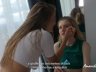 Fucked and Cum on My Face While I Was Doing Milka Makeup. New with Title