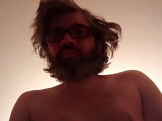 New Year's solo fun with sex toy and Jonny Z