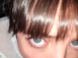 Young French Hentai Slut with Blue Eyes Sucks and Fucks