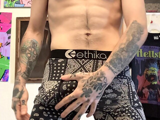 All this underwear wearing is exciting. Making me hard.