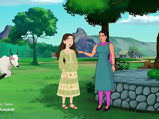 Pyasi Bhabhi romance with brother in law 2d animated