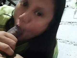 I blowjob my husband until he cum