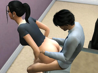 Hot Indian Employee Fucked Hard by Office Boss  3D Cartoon Hentai