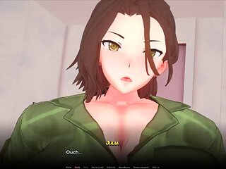 Busty bbw with a big booty in 3D hentai action