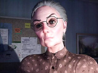 70 Year Old Granny Fucks Lazy 23 Year Old Student - Big Nips & Cum Facial