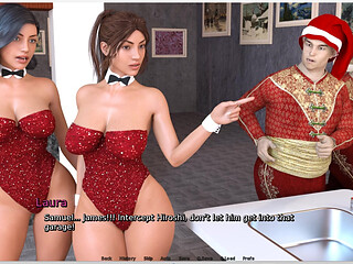 Laura Lustful secret Xmas 2024 wife fuck in front of husband at art gallery