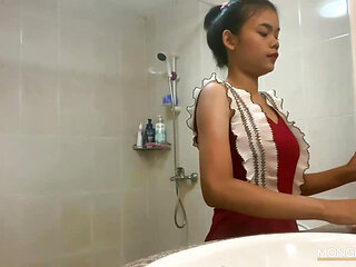 Stunning Slender Teen Impregnated By Horny Boss