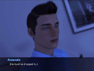 Big-cocked stud pounds hot blonde's big tits and ass in an adult visual novel