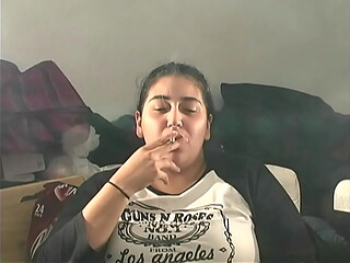 Samantha Chubby Latina Non-Nude SFW Smoking Clips Pt 1