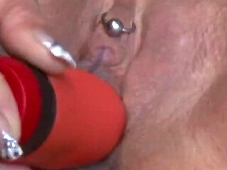 Milf with Shaved Pussy Has Fun Alone While Being Filmed - 1