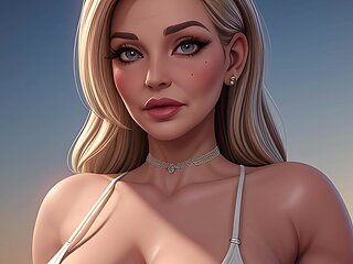 Curvy 3D Goddesses Slideshow: Ai-generated NSFW