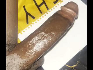 Playing with my 7 inch slim dick