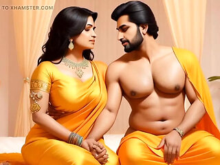 Hot indian housewife excited for sex with office boss