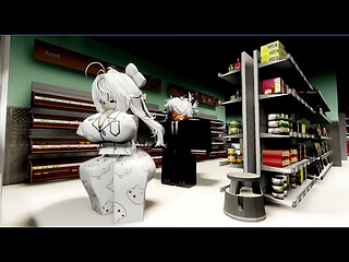 meeting an old friend in the shop