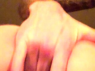 Pussy toying busty high heeled stunner solo pov masturbation
