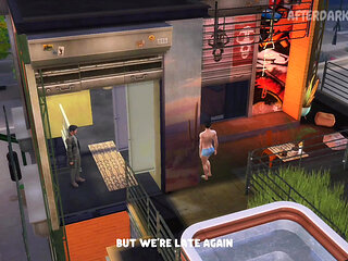 Caught Above It All - Sims 4 Gay 3D Machinima Animation