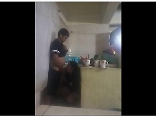 Maid Fucked In The Kitchen (my Wife Almost Discovered Us)
