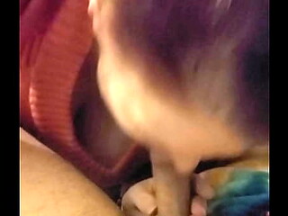 She swallows his entire load