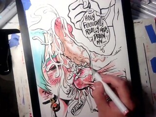 Massive Ball Biting Cum Explosion