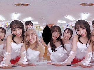 Newlywed harem sex with his best students