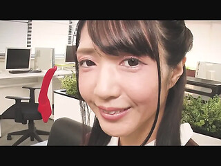 Hana Aoyama gets her slut on as she gives a hardcore blowjob to her