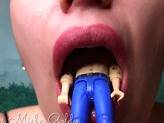 Powerful and Sexy Giantess Is Hungry, and Today Little Human Is My Slave! He Smells so Tasty! Did He Want to Be a Part