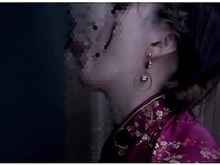 Female College Student Put On A Chinese Dress And Have A Blowjob And Cum In Mouth
