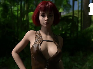 The Lust City #18 - Short Haired Red Head With Big Tits Shows Us Around Her Jungle
