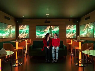 I masturbated a nightclub manager in the VIP room while my husband films