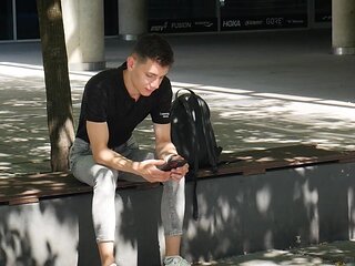 Skinny gay dudes are passionately doing hot things
